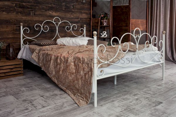 Кованая кровать Флоренция с 2 спинками (Francesco Rossi)