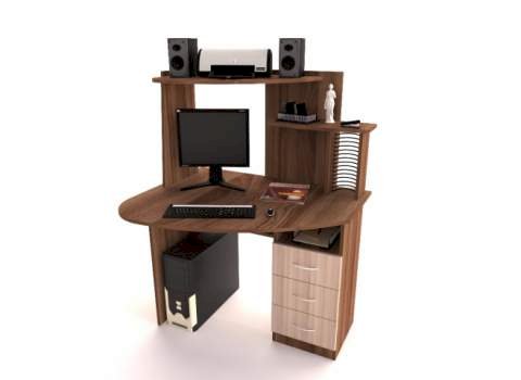 Угловой компьютерный стол Валенсия 4 (Мебельградъ)